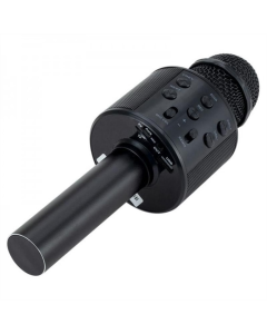 Караоке микрофон-колонка WS858L Черный (Black)