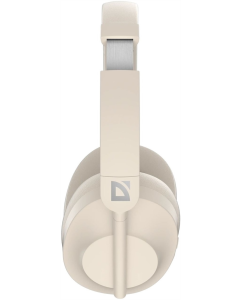 Беспроводные полноразмерные наушники Defender FreeMotion B485 ANC Бежевые (Cream)