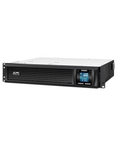 Джерело безперебійного живлення APC Smart-UPS C 1000VA/600W, RM 2U, LCD, USB, SmartConnect, 4xC13 Чорне (Black)