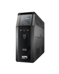 Источник бесперебойного питания APC Back-UPS Pro S 1200VA/720W, LCD, USB, 6+2 C13 Черный (Black)