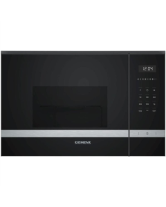 Мікрохвильова піч вбудована Siemens BE555LMS0 Срібний (Silver)