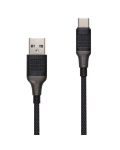 USB кабель Senteo SM-04 EPLOSID Type-C 3A/15W 1м Чорний (Black)