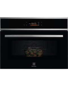Мікрохвильова піч вбудована Electrolux EVM8E09X Чорна (Black)