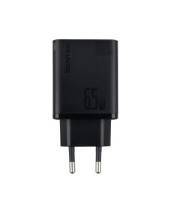 Зарядний пристрій Senteo Z-14 1USB + 2Type-C 3A PD 65W GaN Чорний (Black)