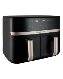 Мультипіч Russell Hobbs 27680-56 SatisFry DualBaske Чорна (Black)