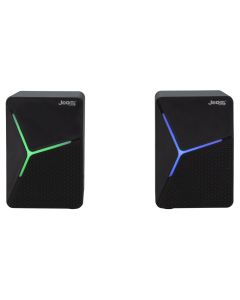 Колонки мультимедійні Jedel S-553 LED 2x3W Чорні (Black)