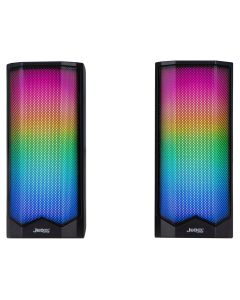 Колонки мультимедийные Jedel S-558 LED 2x5W Черные (Black)