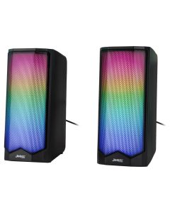 Колонки мультимедийные Jedel S-558 LED 2x5W Черные (Black)
