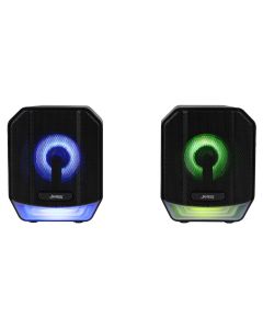 Колонки мультимедийные Jedel S-561 LED 2x3W Черные (Black)