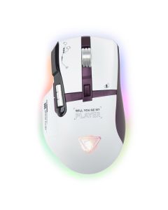 Миша беспроводная Jedel GWH-101 RGB Белая (White)