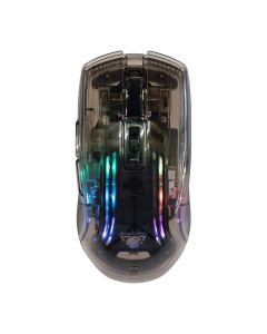 Миша бездротова Jedel WD140 RGB Transparent Чорна (Black)