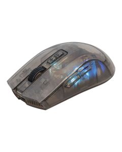 Миша бездротова Jedel WD140 RGB Transparent Чорна (Black)