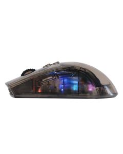 Миша бездротова Jedel WD140 RGB Transparent Чорна (Black)