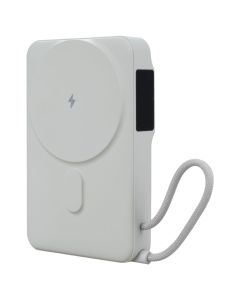 PowerBank 10000 mAh Gelius Fluxen GP-PBW120 Magnetic Qi2 15W Сірий (Gray)