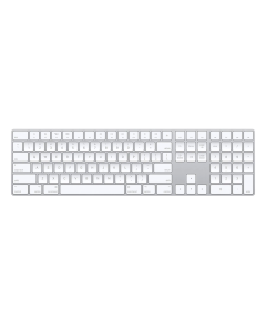 Клавіатура бездротова Apple Magic Keyboard with Numeric Keypad (MQ052) Біла (White)