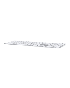 Клавіатура бездротова Apple Magic Keyboard with Numeric Keypad (MQ052) Біла (White)