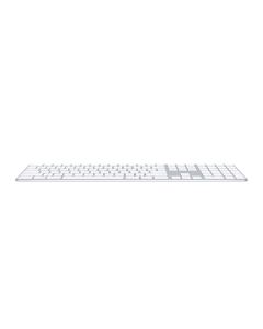 Клавіатура бездротова Apple Magic Keyboard with Numeric Keypad (MQ052) Біла (White)