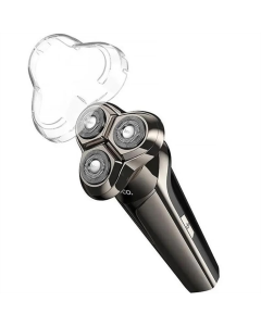 Электробритва портативная Hoco HP39 с тремя головками. Цвет - серебро.