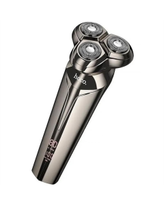 Электробритва портативная Hoco HP39 с тремя головками. Цвет - серебро.