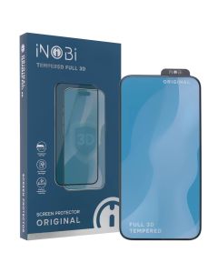 Захисне скло для iPhone 14 Pro Max iNOBI Original 3D Чорне (Black)
