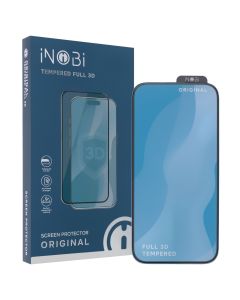 Захисне скло для iPhone 15/16 iNOBI Original 3D Чорне (Black)