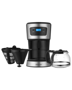 Кавоварка крапельна Sencor SCE 3700BK Чорна Сіра (Black Grey)