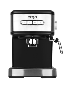Кавоварка ріжкова Ergo CE7700 Чорна Срібна (Black Silver)