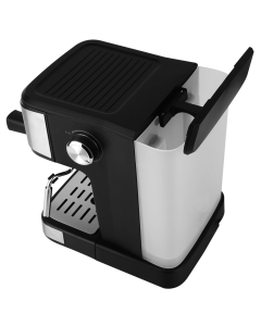 Кавоварка ріжкова Ergo CE7700 Чорна Срібна (Black Silver)