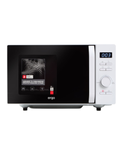 Мікрохвильова піч Ergo EM-2036 Чорна Біла (Black White)