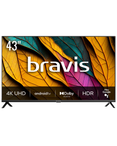 Телевізор Bravis 43K6000U Чорний (Black)