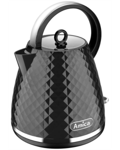 Електрочайник Amica KF3030 Чорний (Black)