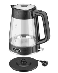 Електрочайник Amica KF4050G Чорний (Black)