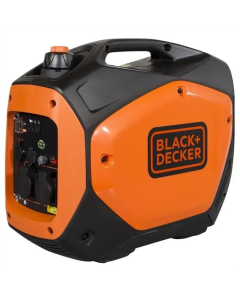 Генератор бензиновий Black&Decker BXGNi2200E Помранчевий Чорний (Orange Black)