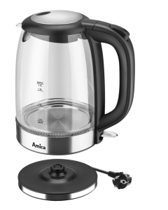 Електрочайник Amica KD2050G Чорний (Black)