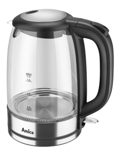 Електрочайник Amica KD2050G Чорний (Black)