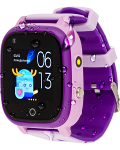 Детские смарт-часы AmiGo GO005 4G WIFI с термометром Фиолетовый (Purple)