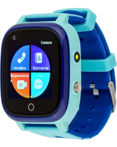 Детские умные часы AmiGo GO005 4G WIFI с термометром Синий (Blue)