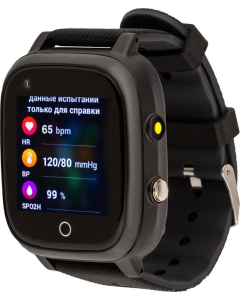 Дитячий смарт-годинник AmiGo GO005 4G WIFI Thermometer Чорний (Black)