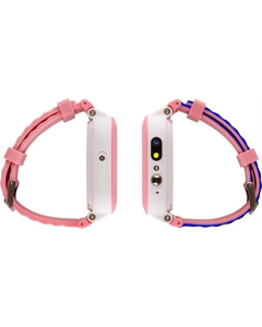 Детские умные часы AmiGo GO004 Splashproof Camera + LED Розовый (Pink)