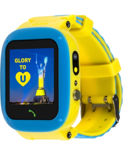 Детские умные часы AmiGo GO004 GLORY Синий (Blue-Yellow)