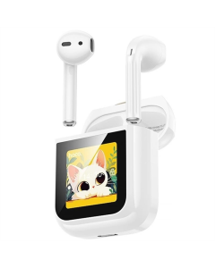 Беспроводные вкладыши-наушники Hoco EW86 Cat TWS Белые (White)