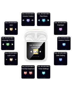 Беспроводные вкладыши-наушники Hoco EW86 Cat TWS Белые (White)