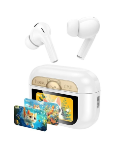 Беспроводные вкладыши Hoco EW88 Rampino с сенсорным экраном ANC Белые (белые)