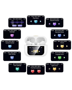 Беспроводные вкладыши Hoco EW88 Rampino с сенсорным экраном ANC Белые (белые)