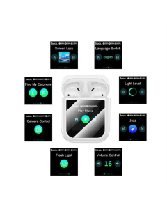 Беспроводные вкладыши наушники Hoco EW80 Magnificent с сенсорным экраном TWS Белые (White)