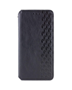 Чохол кейс для Motorola Moto G86 GETMAN Cubic (PU) Чорний (Black)