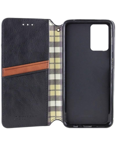 Чохол кейс для Motorola Moto G06 GETMAN Cubic (PU) Чорний (Black)