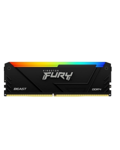Модуль пам'яті DDR4 16GB/3200 Kingston Fury Beast RGB (KF432C16BB12A/16WP) Чорний (Black)