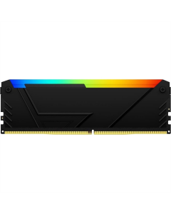 Модуль пам'яті DDR4 16GB/3200 Kingston Fury Beast RGB (KF432C16BB12A/16WP) Чорний (Black)