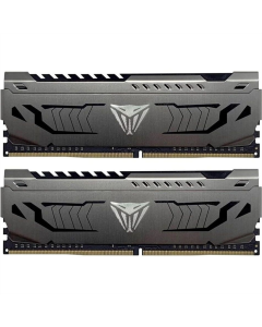 Модуль пам'яті DDR4 2x32GB/3600 Patriot Viper Steel (PVS464G360C8K) Чорний (Black)